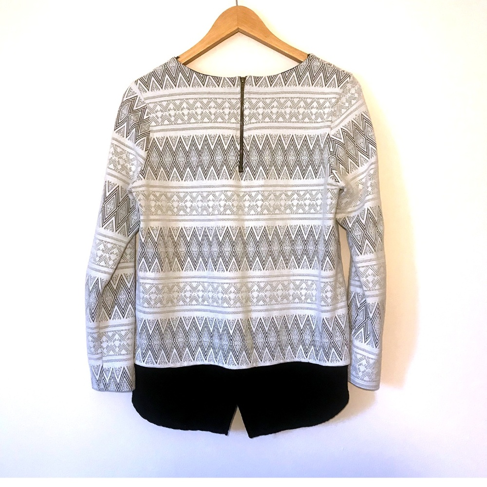 Pleione Chevron Layered Blouse